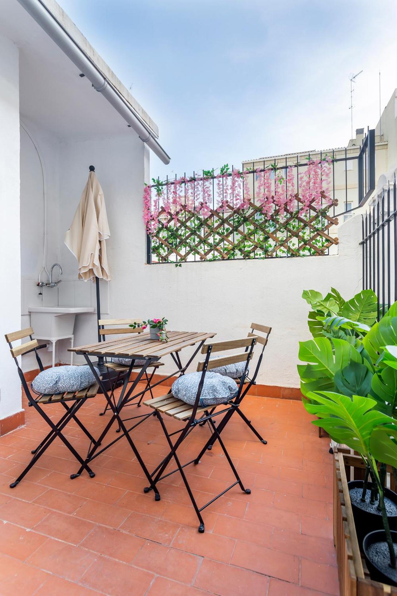 Convento, Amazing Flat With Terrace 2 Apartment Valencia Bagian luar foto